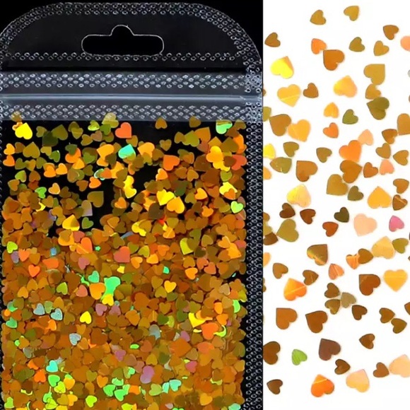 Heart Nail Flakes - Picture 1 of 1